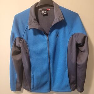 Spyder Mens Zip Up Warm Up Sz M